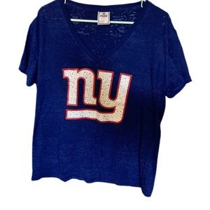 PINK NFL Giants tshirt size large